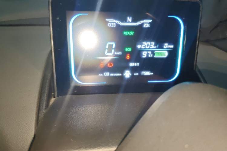 Used CHANGAN NEVO Lumin 2022 210km Sweet Edition Odometer Close Up