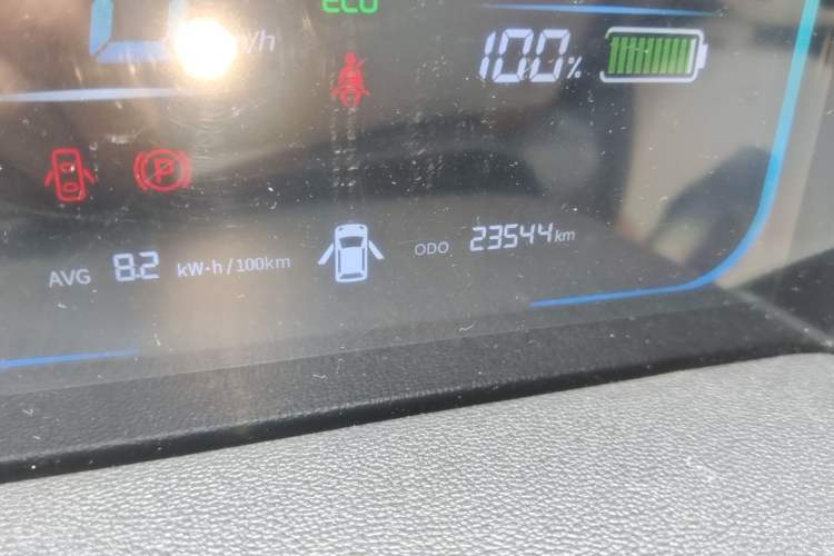 Used CHANGAN NEVO Lumin 2022 210km Sweet Edition Odometer Close Up