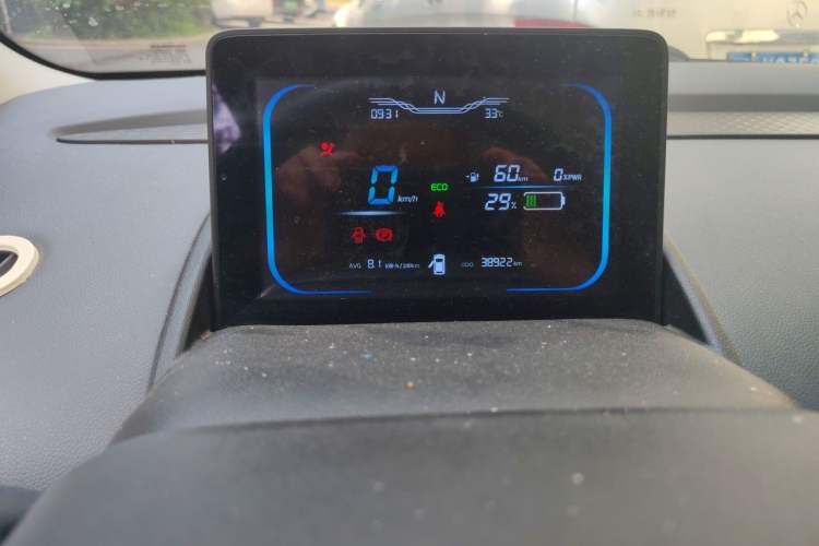 Used CHANGAN NEVO Lumin 2022 210km Sweet Edition Odometer Close Up