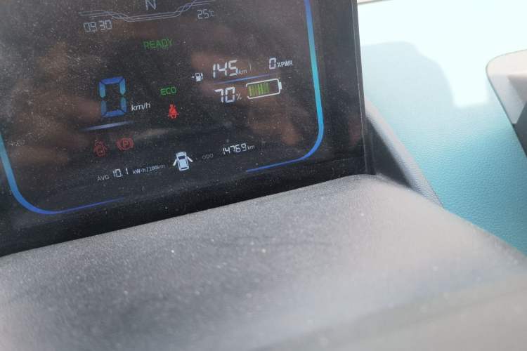 Used CHANGAN NEVO Lumin 2022 210km Sweet Edition Odometer Close Up