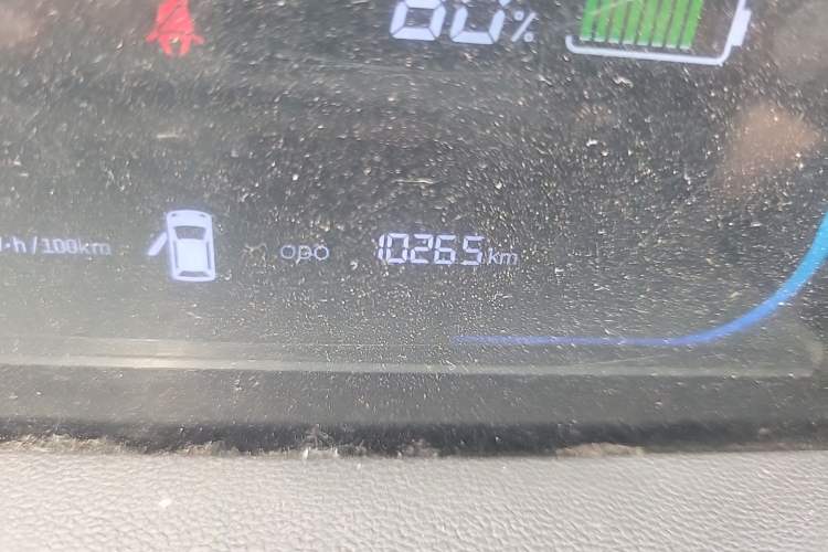 Used CHANGAN NEVO Lumin 2022 210km Sweet Edition Odometer Close Up