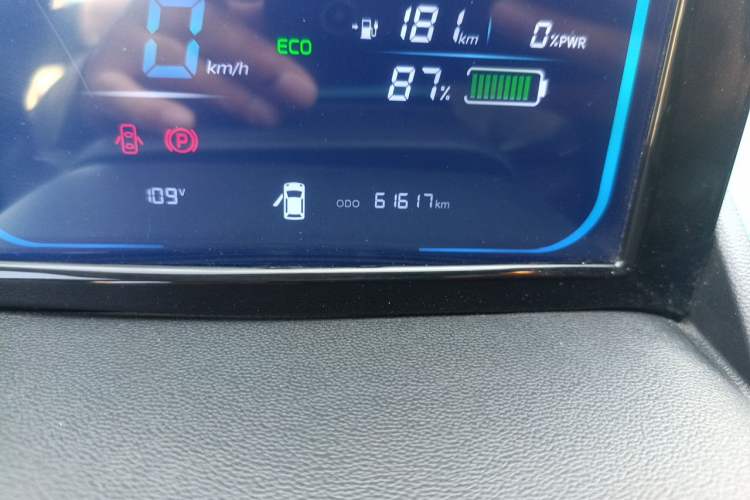 Used CHANGAN NEVO Lumin 2022 210km Sweet Edition Odometer Close Up