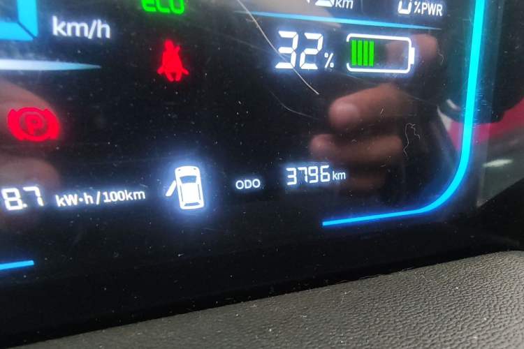 Used CHANGAN NEVO Lumin 2022 210km Sweet Edition Odometer Close Up