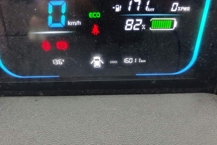 Used CHANGAN NEVO Lumin 2022 210km Sweet Edition Odometer Close Up