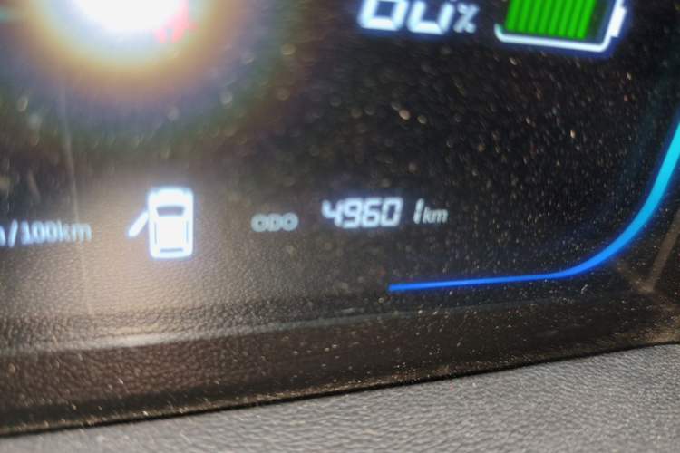 Used CHANGAN NEVO Lumin 2022 210km Sweet Edition Odometer Close Up
