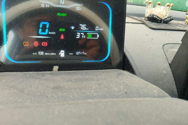 Used CHANGAN NEVO Lumin 2022 210km Sweet Edition Odometer Close Up
