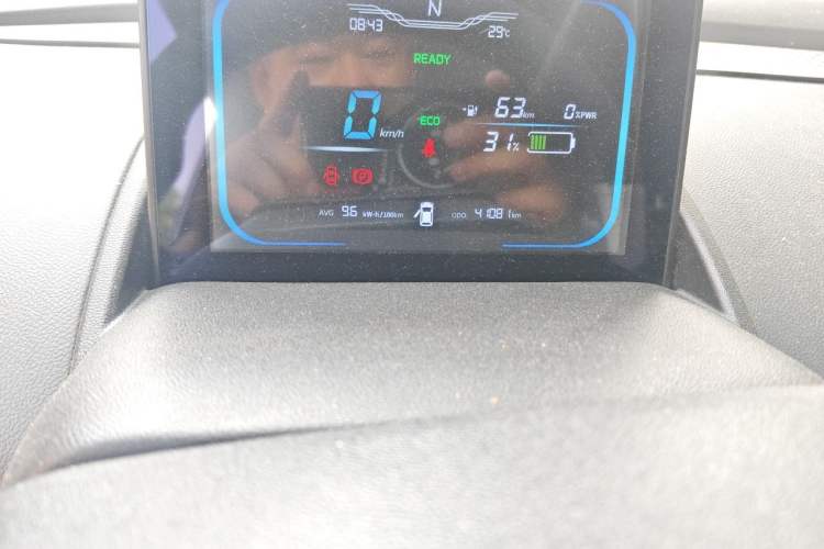 Used CHANGAN NEVO Lumin 2022 210km Sweet Edition Odometer Close Up