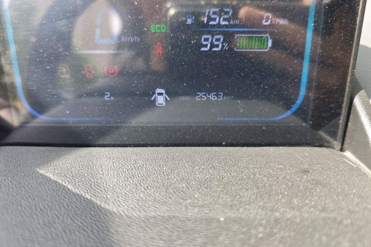 Used CHANGAN NEVO Lumin 2022 155 km – Refreshingly Sweet Edition Odometer Close Up