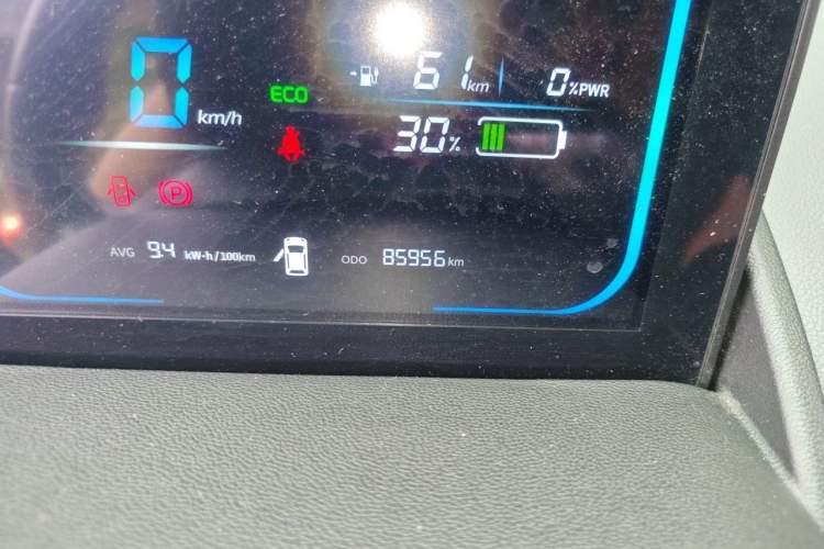 Used CHANGAN NEVO Lumin 2022 210km Sweet Edition Odometer Close Up