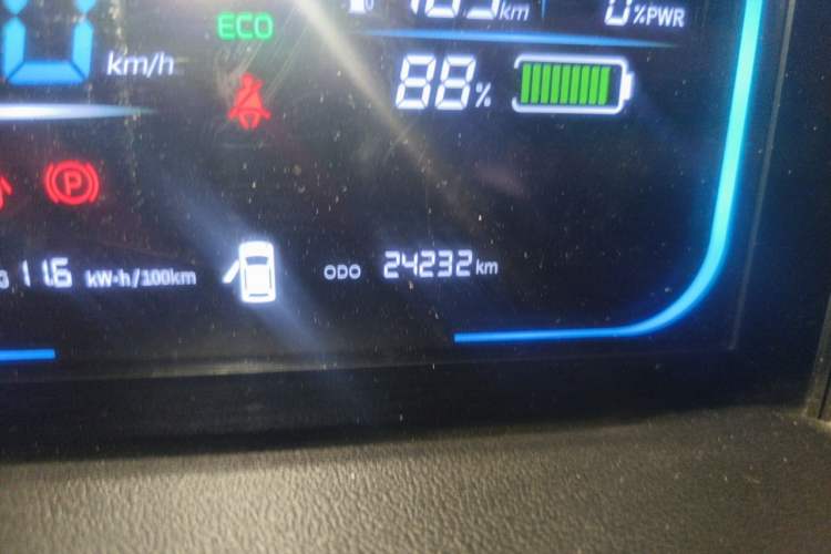 Used CHANGAN NEVO Lumin 2022 210km Sweet Edition Odometer Close Up