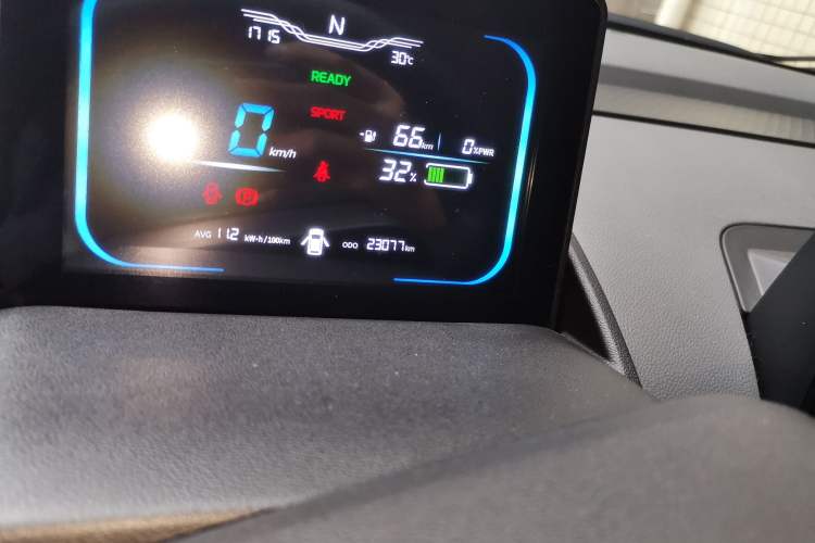 Used CHANGAN NEVO Lumin 2022 210km Sweet Edition Odometer Close Up