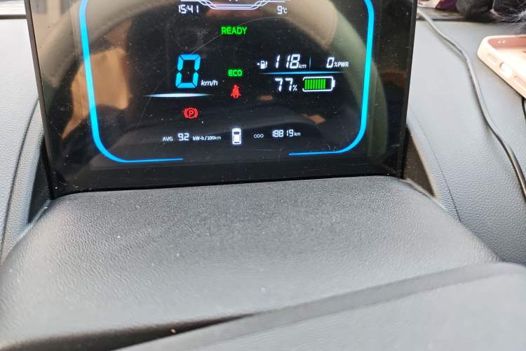 Used CHANGAN NEVO Lumin 2022 155 km – Refreshingly Sweet Edition Odometer Close Up