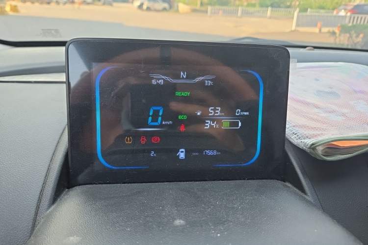 Used CHANGAN NEVO Lumin 2022 155 km – Refreshingly Sweet Edition Odometer Close Up