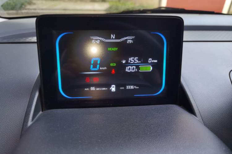 Used CHANGAN NEVO Lumin 2022 155 km – Refreshingly Sweet Edition Odometer Close Up