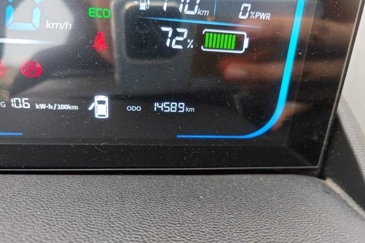 Used CHANGAN NEVO Lumin 2022 155 km – Refreshingly Sweet Edition Odometer Close Up