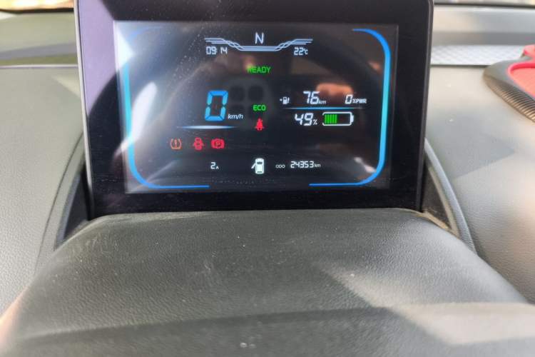 Used CHANGAN NEVO Lumin 2022 155 km – Refreshingly Sweet Edition Odometer Close Up