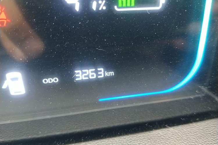 Used CHANGAN NEVO Lumin 2022 155 km – Refreshingly Sweet Edition Odometer Close Up