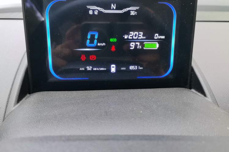 Used CHANGAN NEVO Lumin 2022 210km Sweet Edition Odometer Close Up