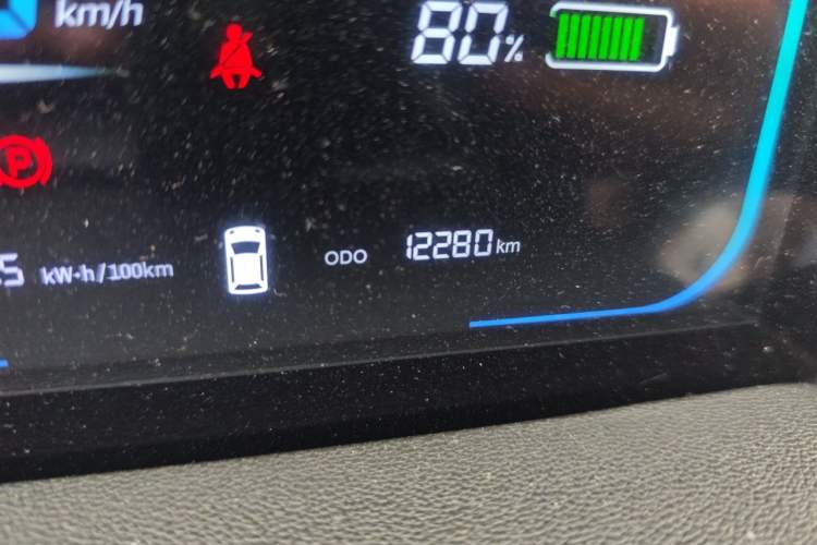 Used CHANGAN NEVO Lumin 2022 210km Sweet Edition Odometer Close Up