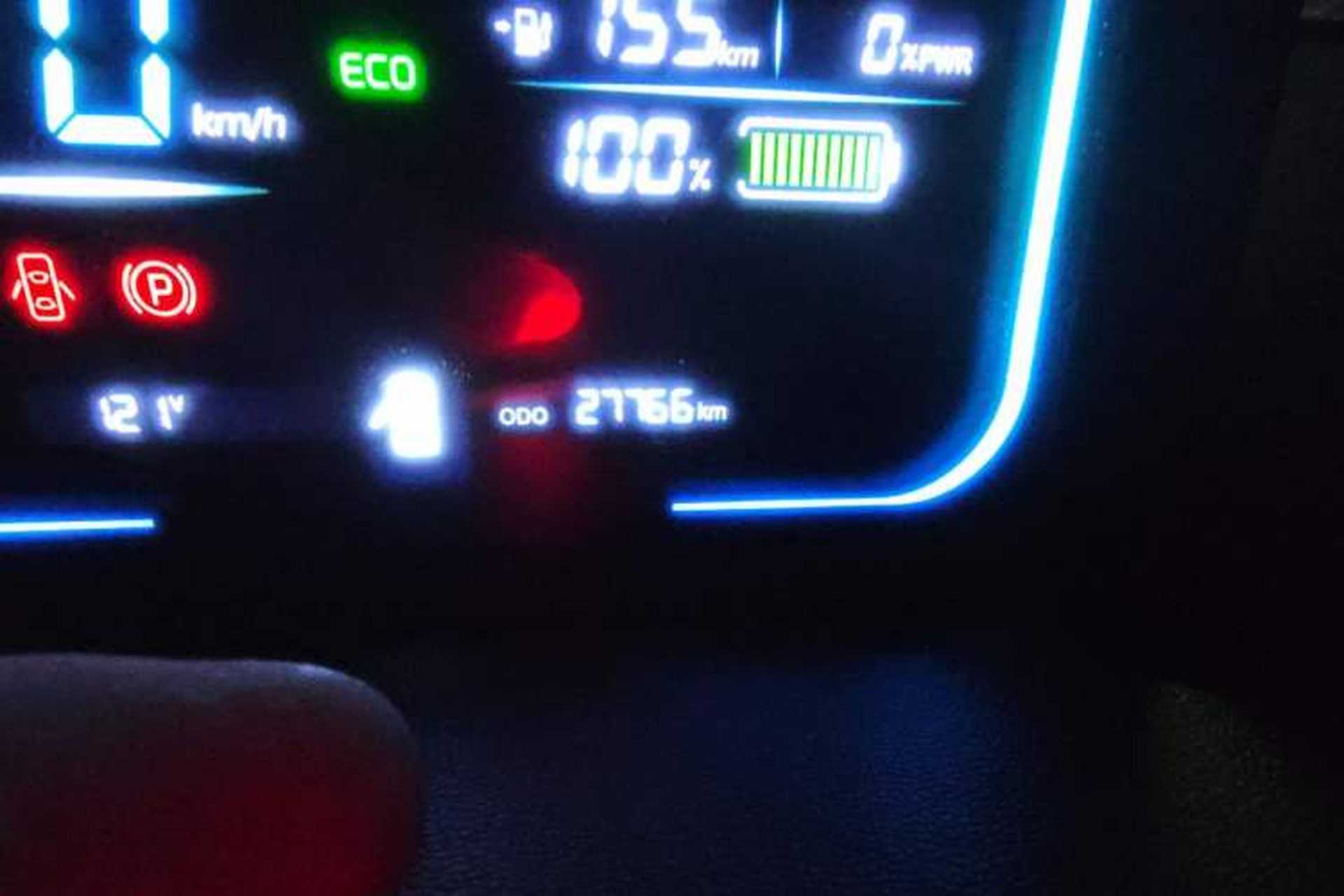 Used CHANGAN NEVO Lumin 2022 155 km – Refreshingly Sweet Edition Odometer Close Up