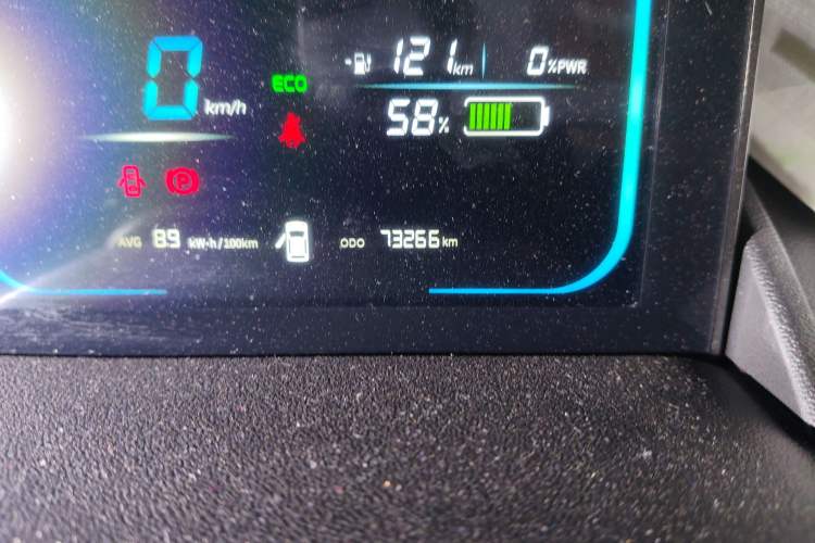 Used CHANGAN NEVO Lumin 2022 210km Sweet Edition Odometer Close Up