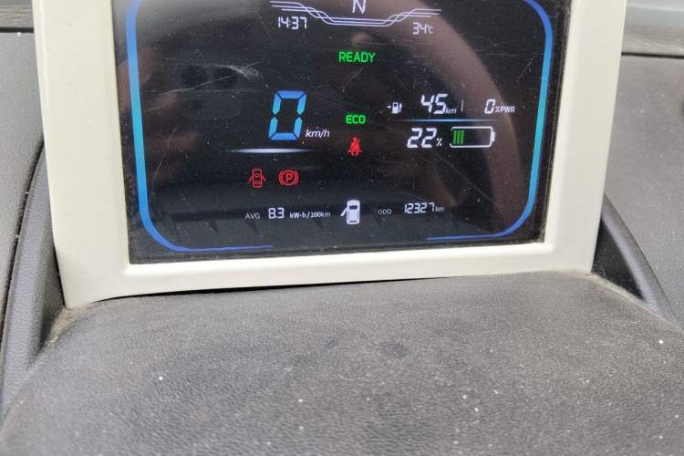 Used CHANGAN NEVO Lumin 2022 210km Sweet Edition Odometer Close Up