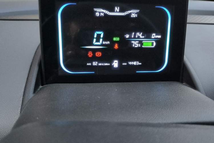 Used CHANGAN NEVO Lumin 2022 155 km – Refreshingly Sweet Edition Odometer Close Up