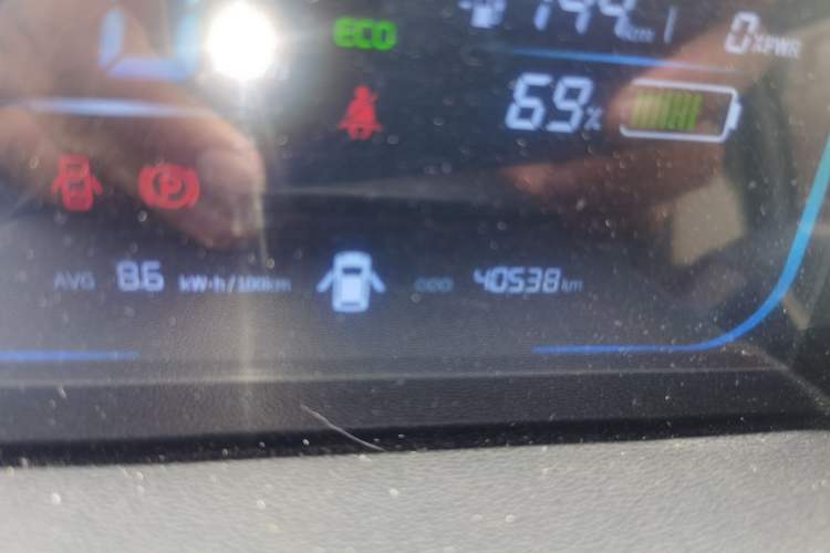 Used CHANGAN NEVO Lumin 2022 210km Sweet Edition Odometer Close Up
