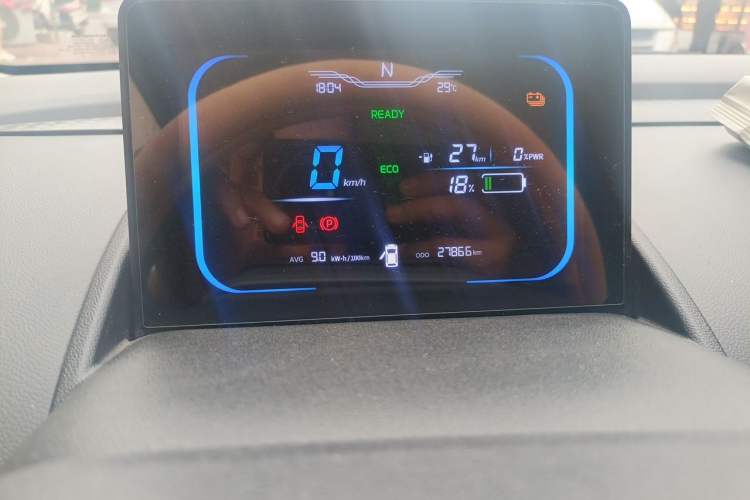Used CHANGAN NEVO Lumin 2022 155 km – Refreshingly Sweet Edition Odometer Close Up