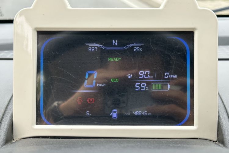 Used CHANGAN NEVO Lumin 2022 155 km – Refreshingly Sweet Edition Odometer Close Up