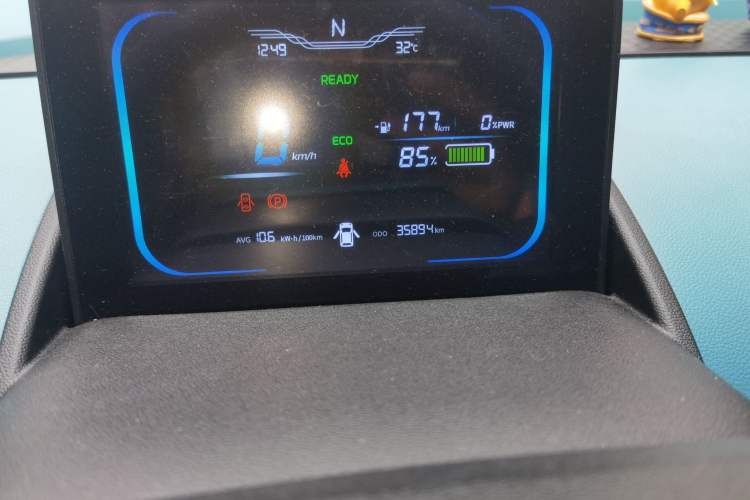 Used CHANGAN NEVO Lumin 2022 210km Sweet Edition Odometer Close Up