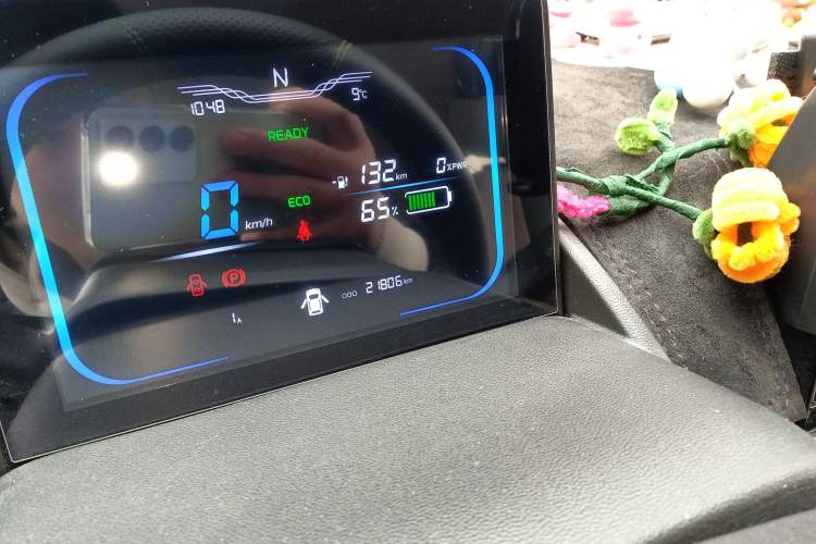 Used CHANGAN NEVO Lumin 2023 205km Xiangqin Version Odometer Close Up