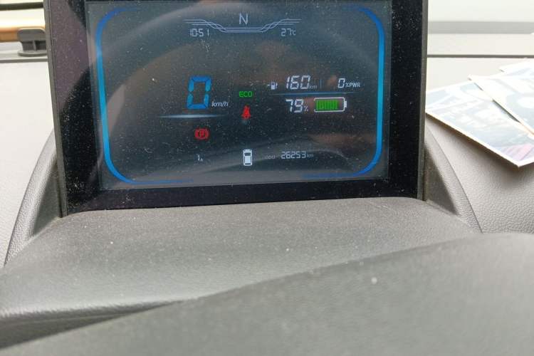 Used CHANGAN NEVO Lumin 2023 205km Xiangqin Version Odometer Close Up