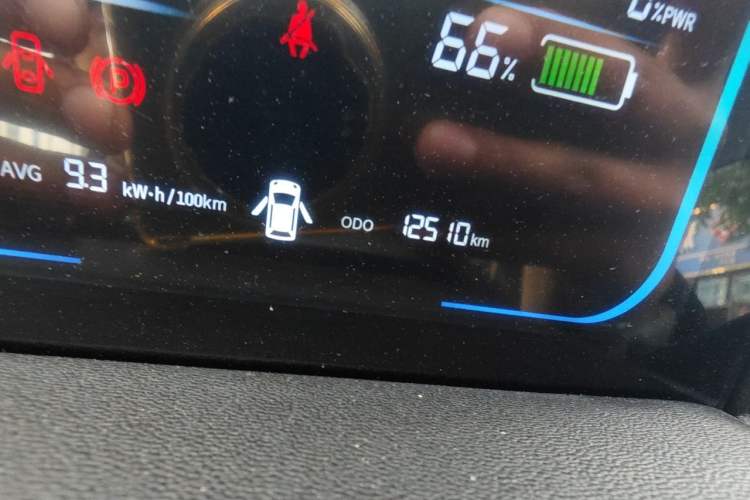 Used CHANGAN NEVO Lumin 2023 205km Xiangqin Version Odometer Close Up