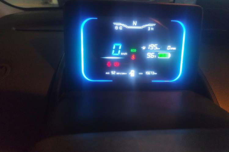 Used CHANGAN NEVO Lumin 2023 205km Xiangqin Version Odometer Close Up
