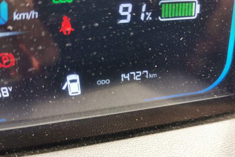 Used CHANGAN NEVO Lumin 2023 205km Xiangqin Version Odometer Close Up