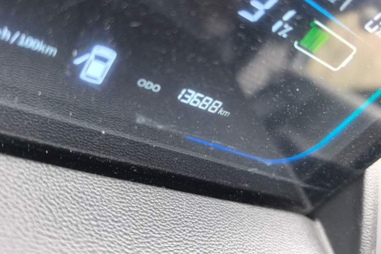 Used CHANGAN NEVO Lumin 2023 205km Xiangqin Version Odometer Close Up