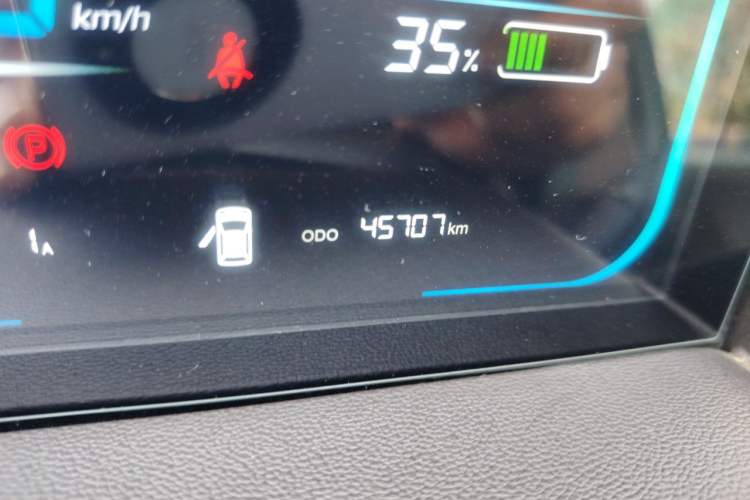 Used CHANGAN NEVO Lumin 2023 205km Xiangqin Version Odometer Close Up