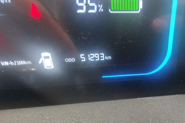 Used CHANGAN NEVO Lumin 2023 205km Xiangqin Version Odometer Close Up