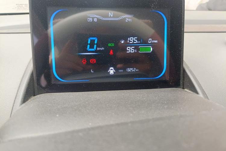Used CHANGAN NEVO Lumin 2023 205km Xiangqin Version Odometer Close Up