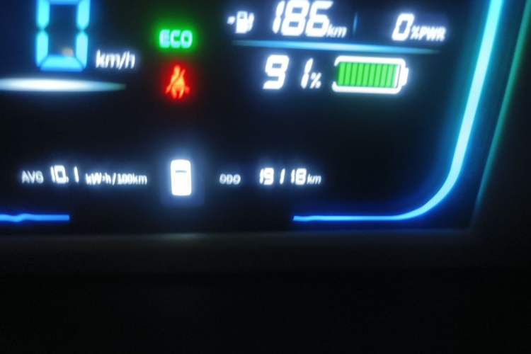 Used CHANGAN NEVO Lumin 2023 205km Xiangqin Version Odometer Close Up