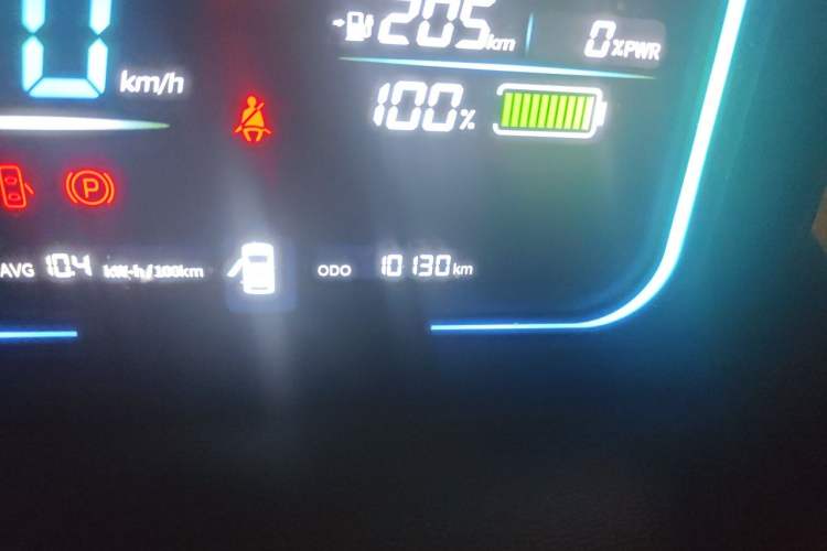 Used CHANGAN NEVO Lumin 2023 205km Xiangqin Version Odometer Close Up