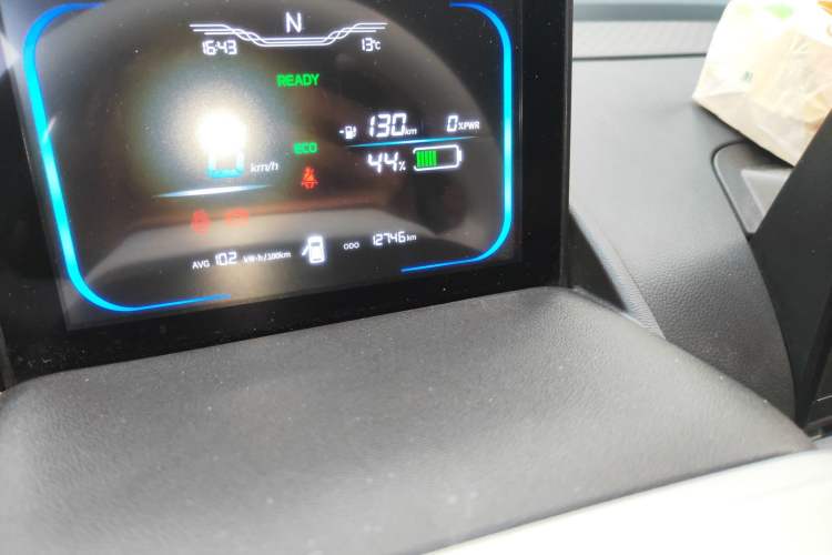 Used CHANGAN NEVO Lumin 2024 301km Orange Wind Edition Odometer Close Up