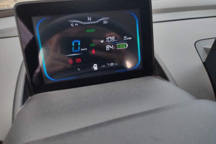 Used CHANGAN NEVO Lumin 2024 130km Qingyue Version Odometer Close Up
