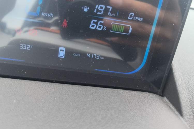 Used CHANGAN NEVO Lumin 2024 301km Orange Wind Edition Odometer Close Up