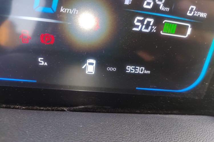 Used CHANGAN NEVO Lumin 2024 130km Qingyue Version Odometer Close Up