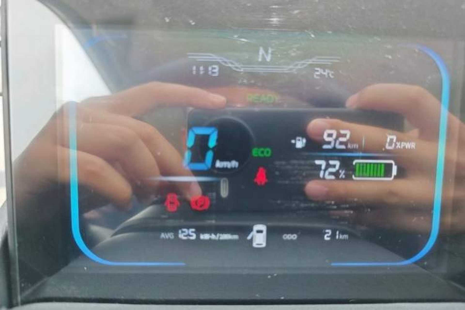 Used CHANGAN NEVO Lumin 2024 130km Qingyue Version Odometer Close Up