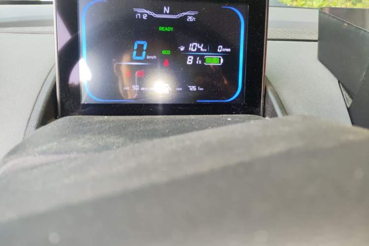 Used CHANGAN NEVO Lumin 2024 130km Qingyue Version Odometer Close Up