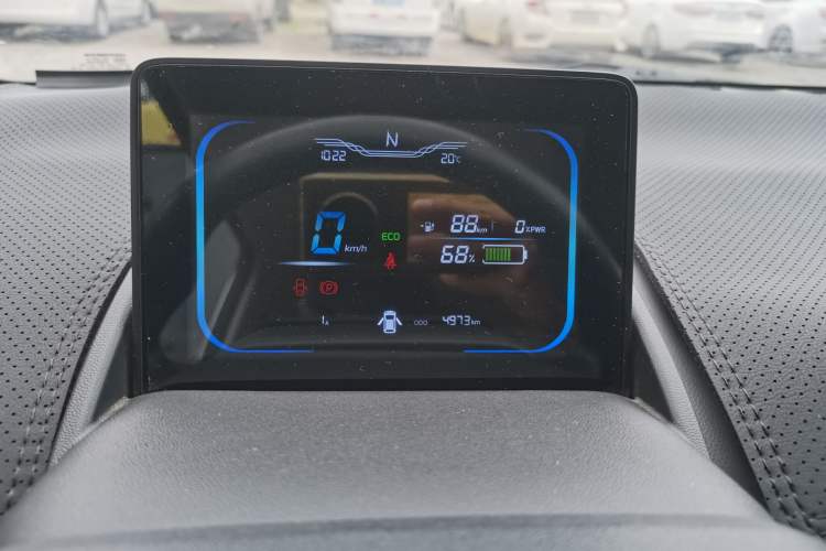 Used CHANGAN NEVO Lumin 2024 130km Qingyue Version Odometer Close Up