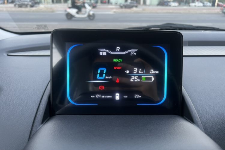 Used CHANGAN NEVO Lumin 2024 130km Qingyue Version Odometer Close Up